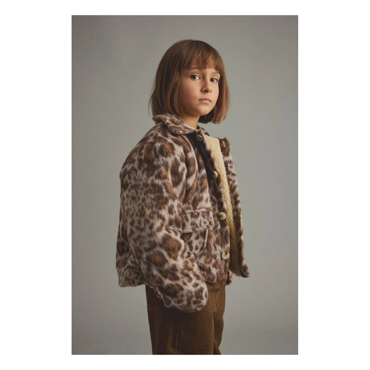 Cozmo - Riga Leopard Jacket | Brown