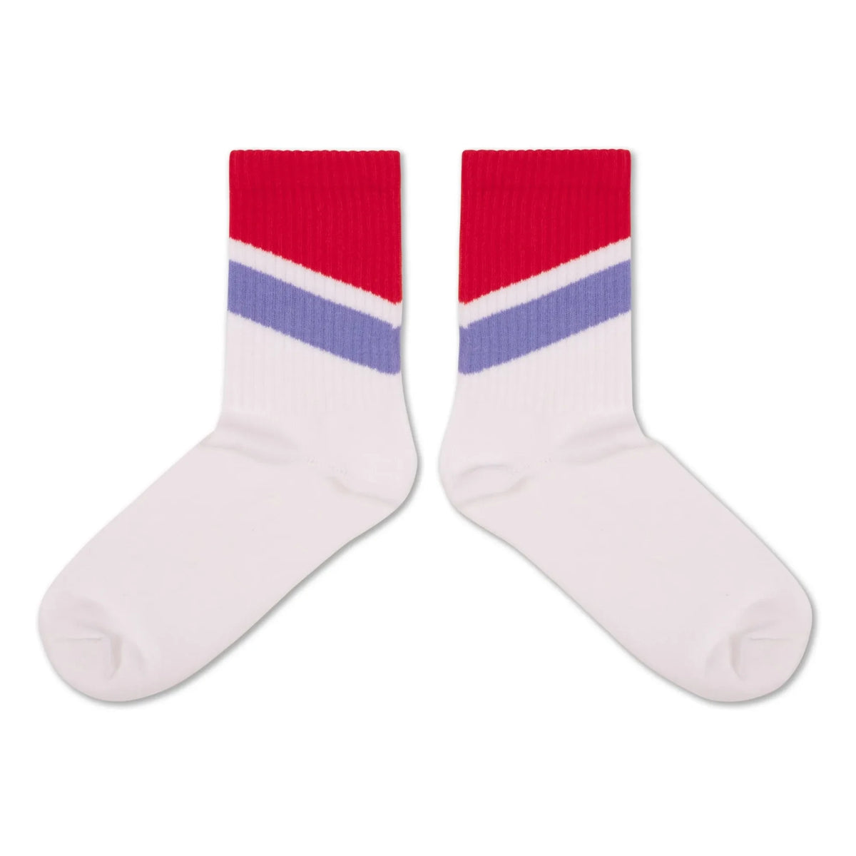 Repose AMS - Striped Socks | White