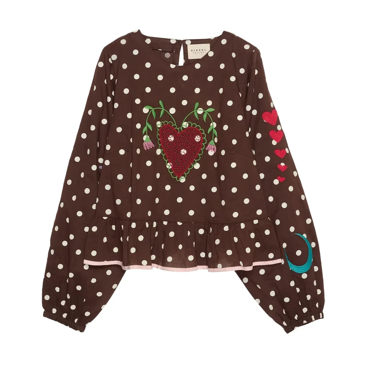 SISSEL EDELBO - Diana organic cotton blouse | Brown