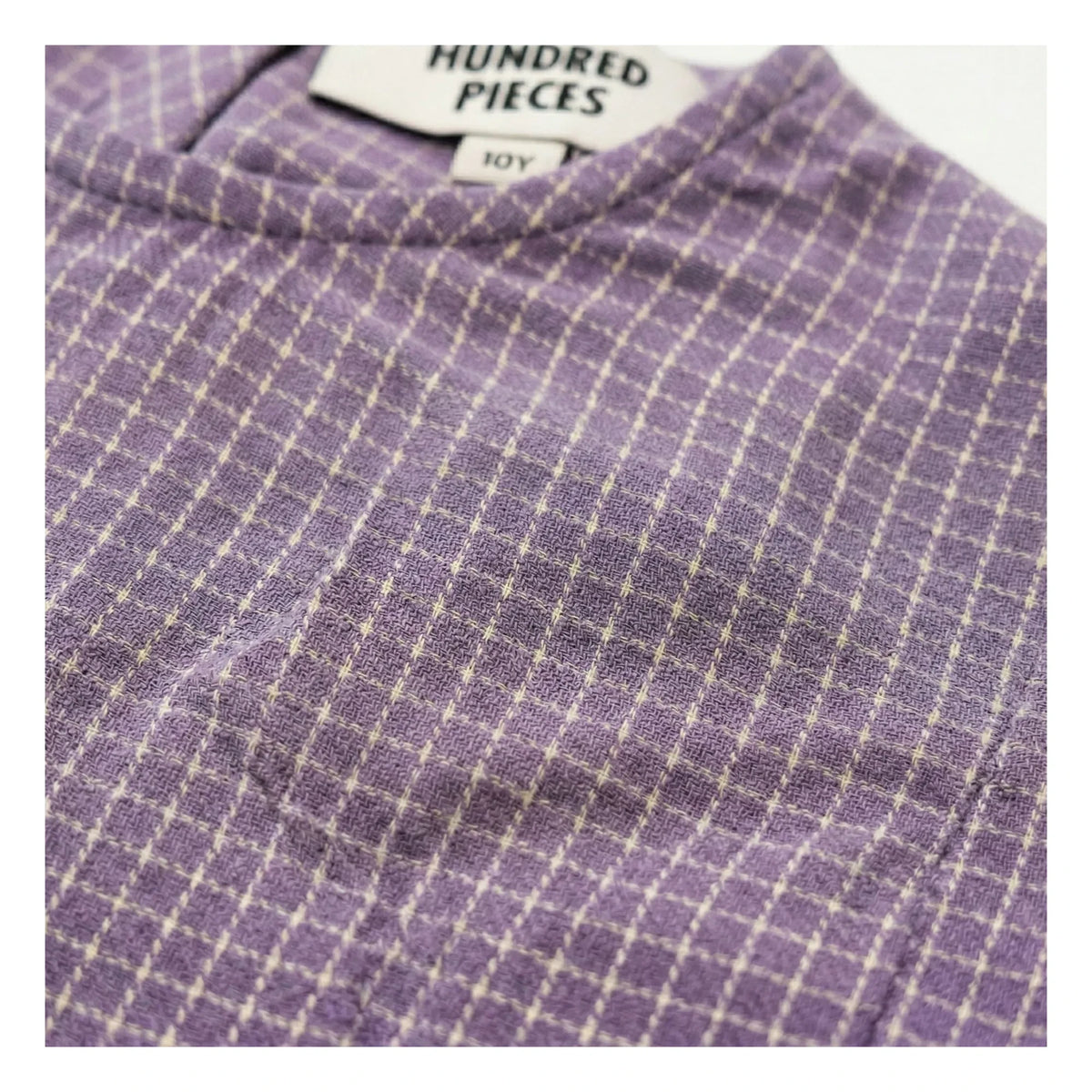 Hundred Pieces - Naya Checked Dress | Lavender