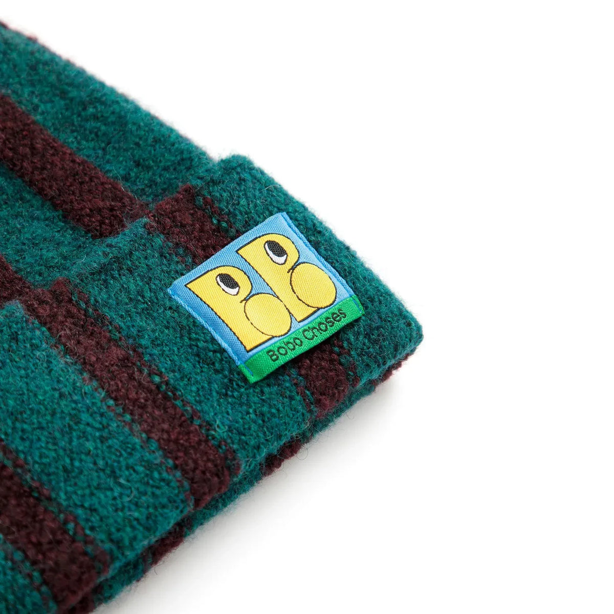 Bobo Choses - Recycled Fiber Patchwork Beanie | Green