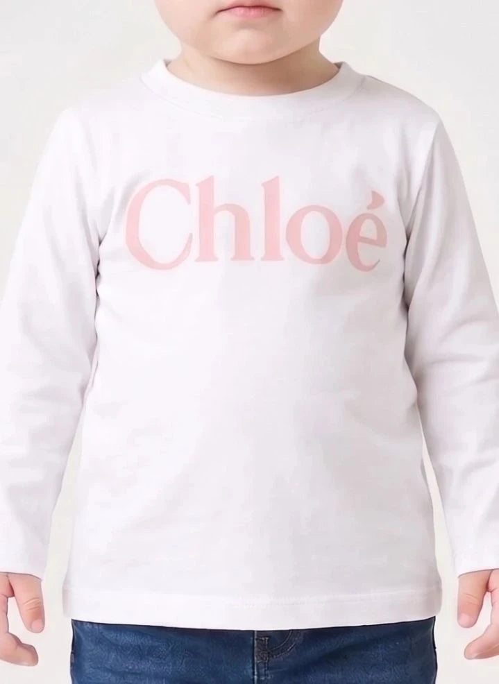 Chloé - Long Sleeve T-Shirt Chloé Organic Cotton | White