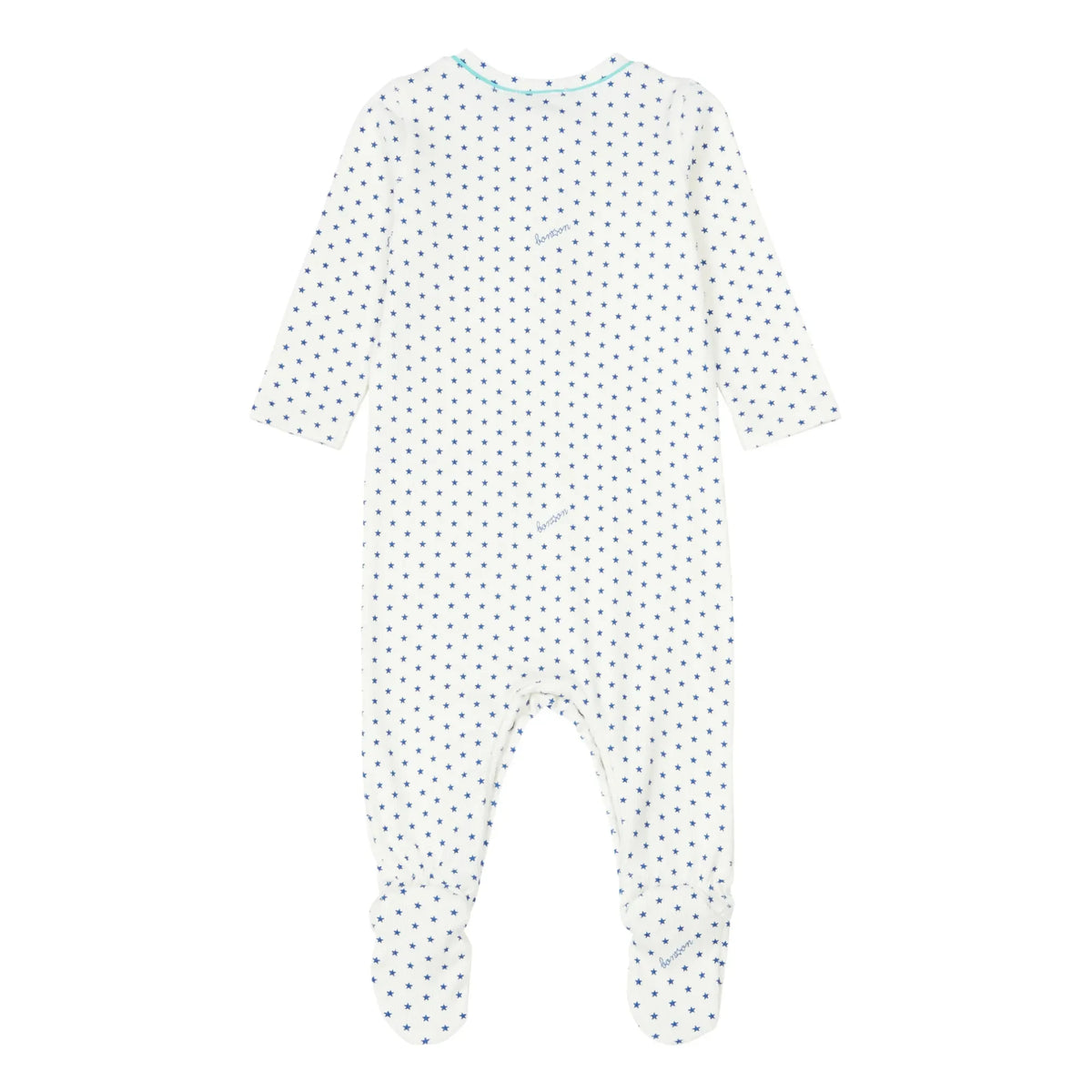 Bonton - Jersey Star Patterned Pajama - No Sleep Club Collection | Blue