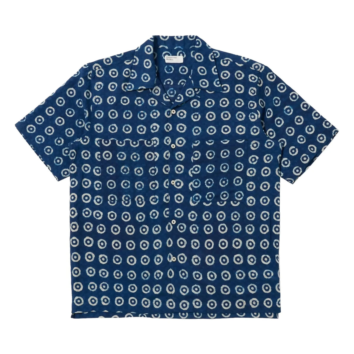 Universal Works - Chemise Camper Block | Indigo