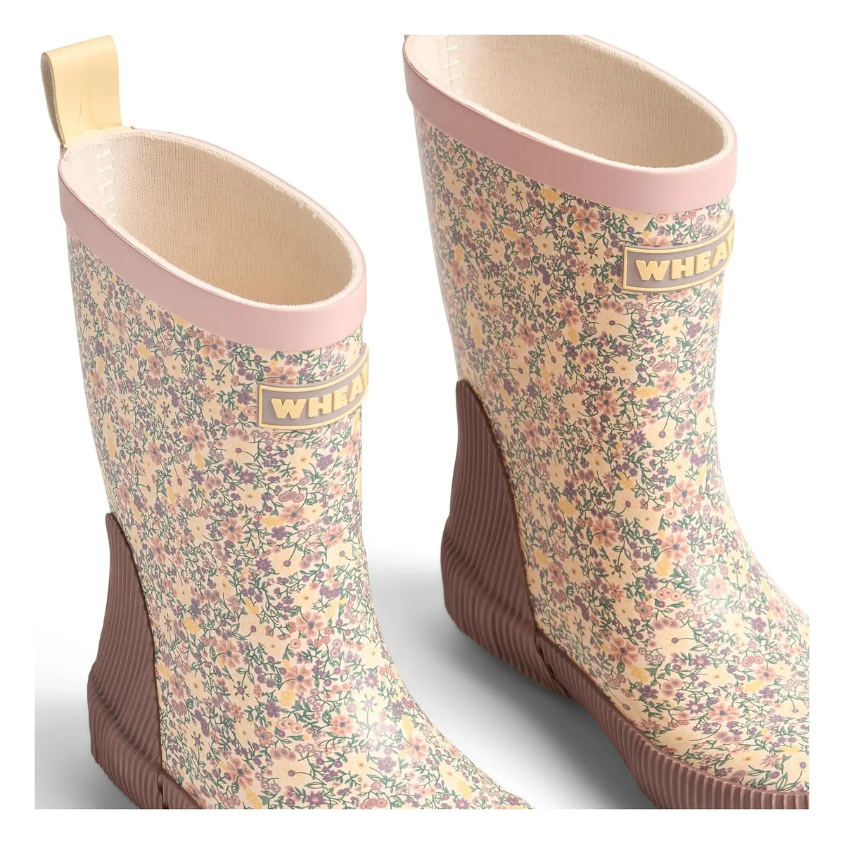 Wheat - Welly Fleuries Rain Boot | Pale Pink