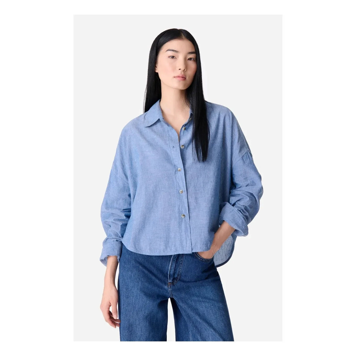 Vanessa Bruno - Brad Cotton Shirt | Blue