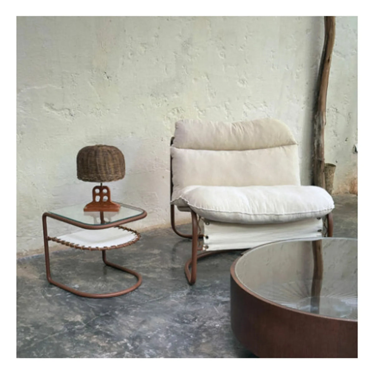 Honore - Campo Indoor Armchair | Ivory
