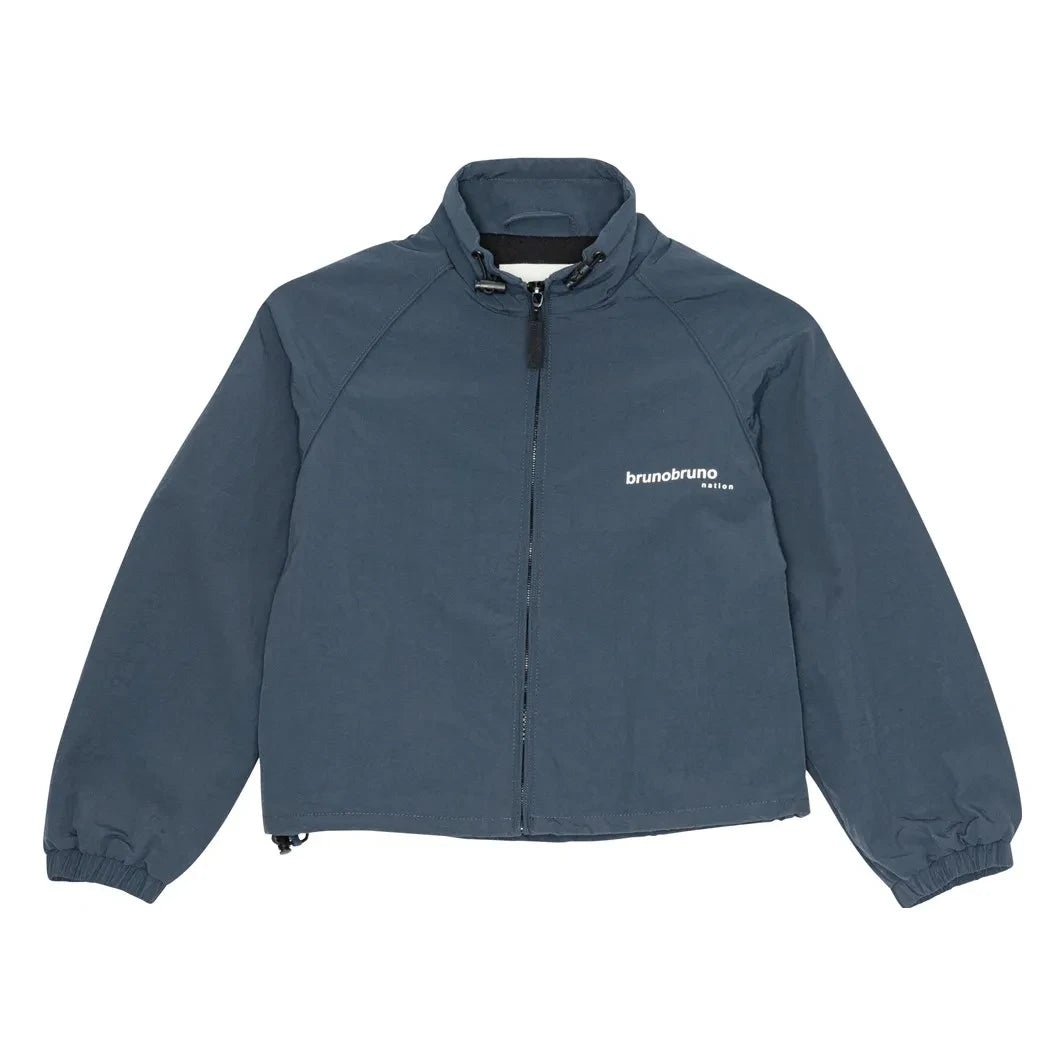 brunobruno nation - Tech Alberta Jacket from Recycled Fibers | Blue