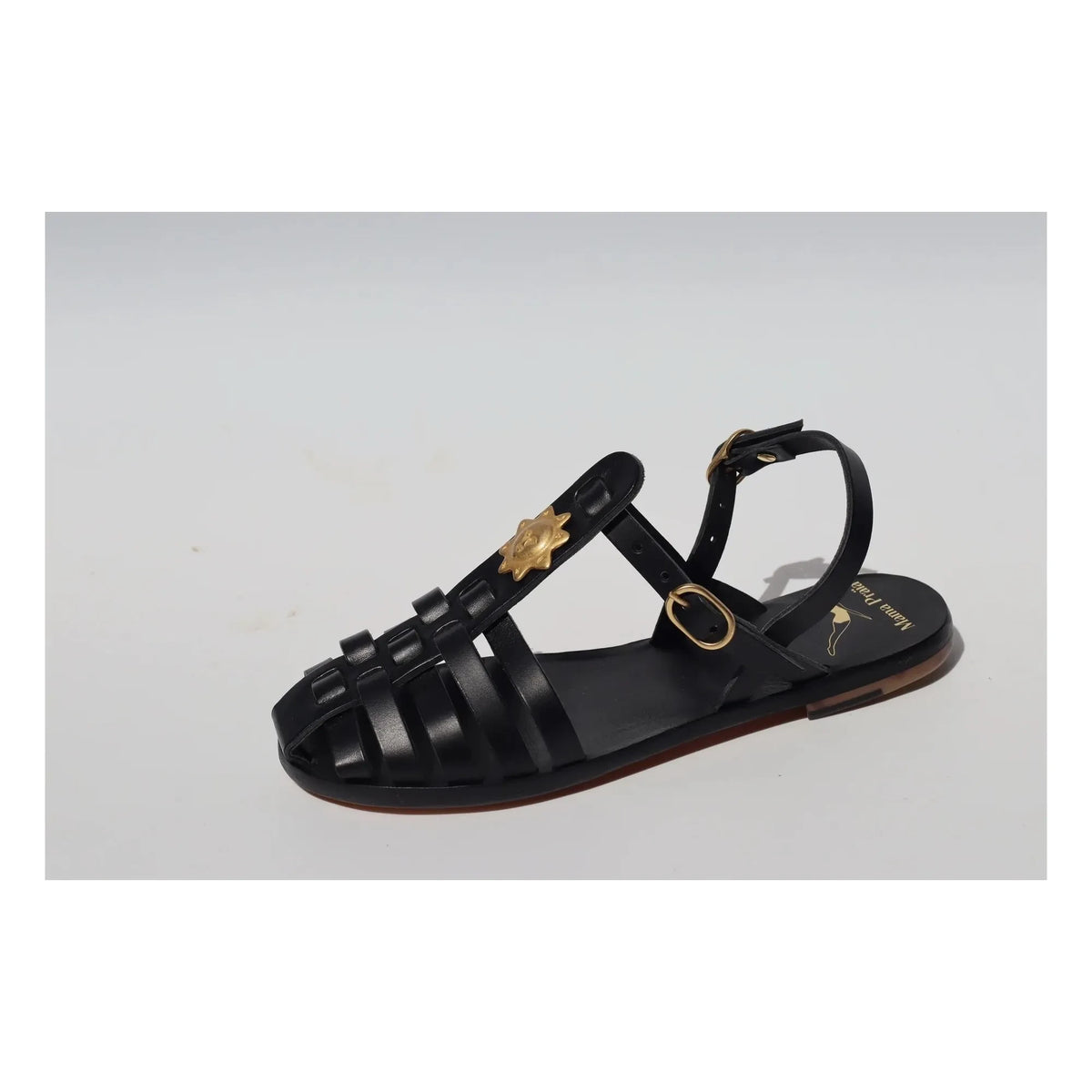 Mama Praïa - Fisherman Sun Sandals | Black