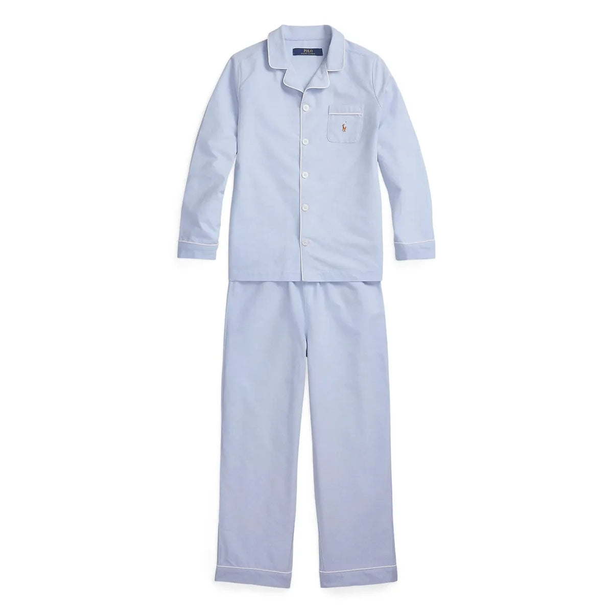 Ralph Lauren - Logo T-Shirt and Pants Pajama | Light Blue