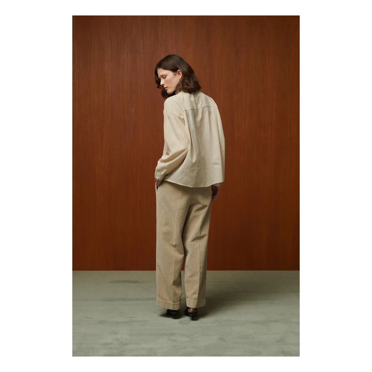 BELLEPIECE - Lee Silk Blouse | Latte