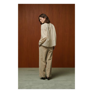 BELLEPIECE - Lee Silk Blouse | Latte