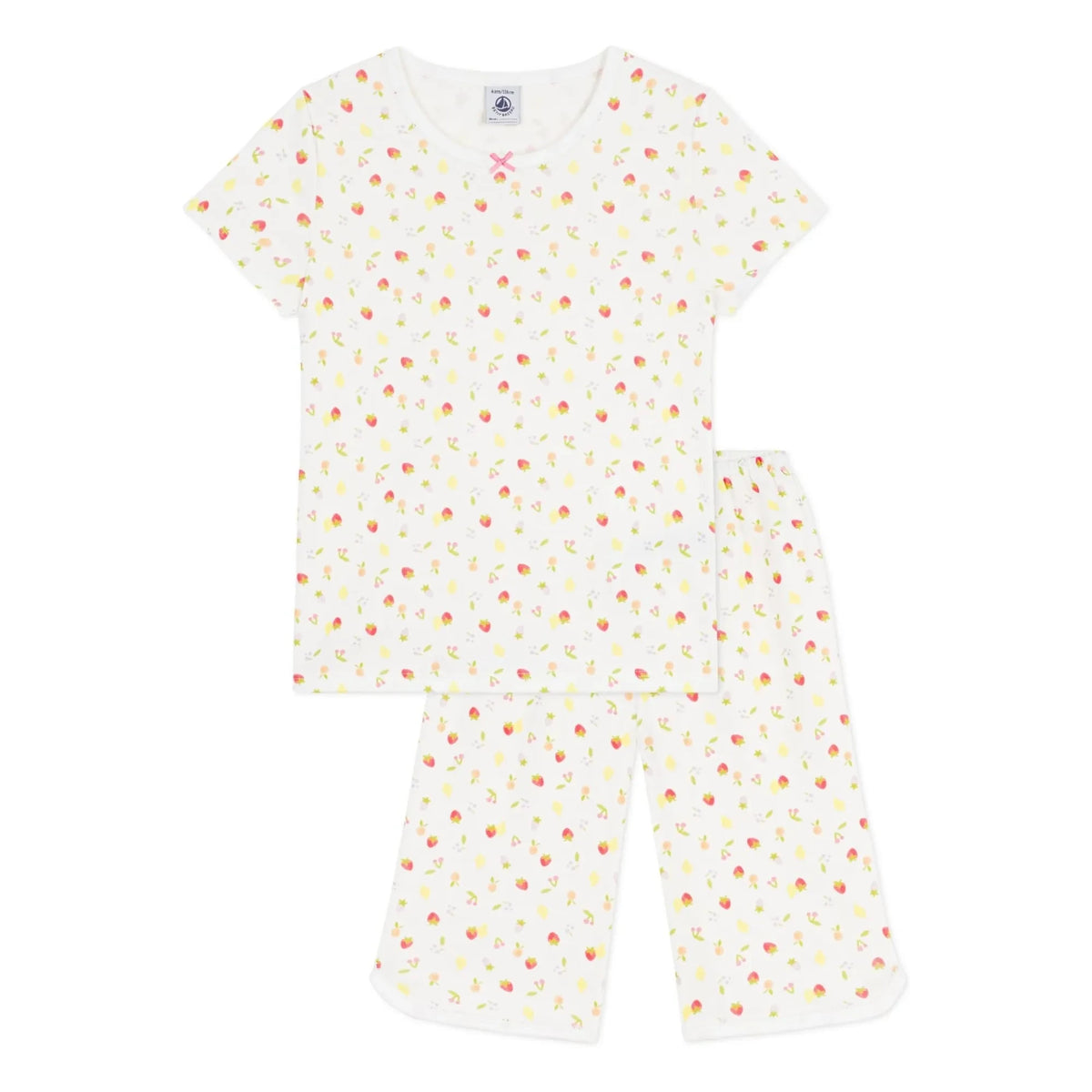 Petit Bateau - Capri Fruit Pajamas | Ecru
