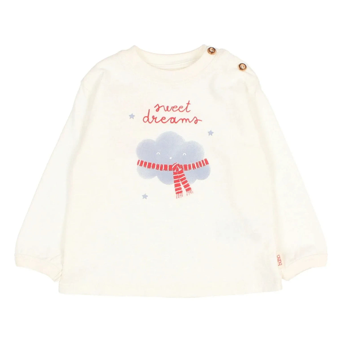 Búho - Sweet Dreams Organic Cotton T-Shirt | White