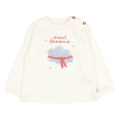 Búho - Sweet Dreams Organic Cotton T-Shirt | White