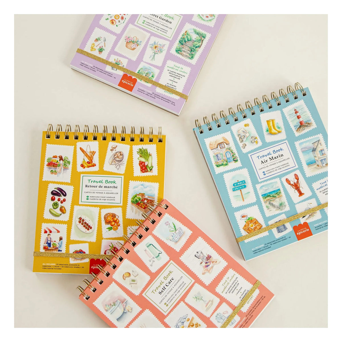 La Petite Épicerie - Watercolor Notebook - Self-Care