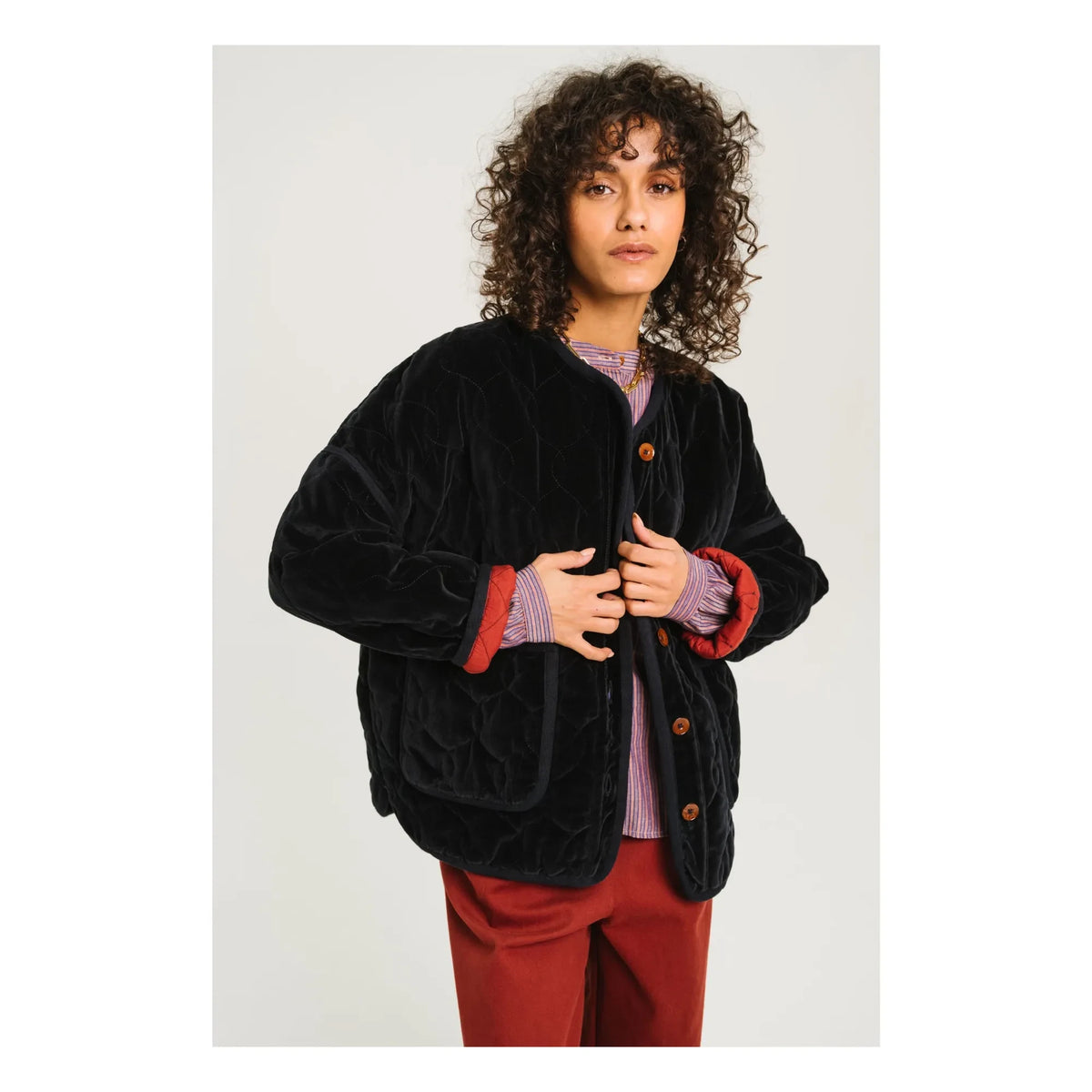 Sacrécoeur - Baya Quilted Jacket | Blue
