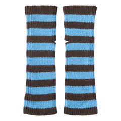 Mapoésie - Oda Wool Striped Gloves | Mavi
