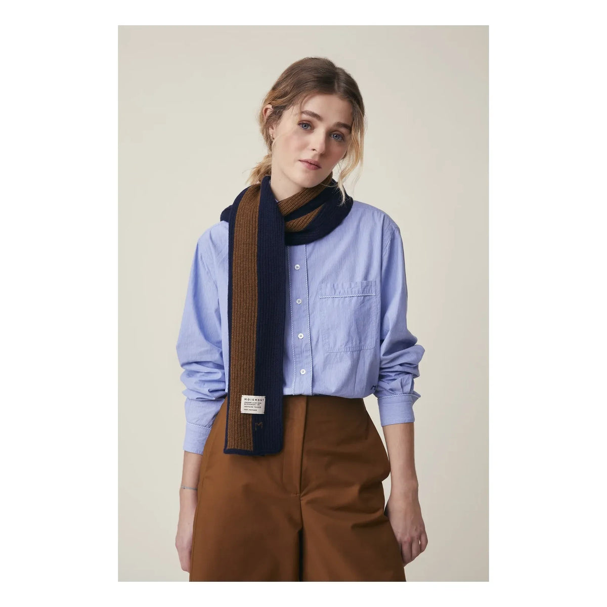 Moismont - Juliette Scarf No. 225, Merino Wool | Brown