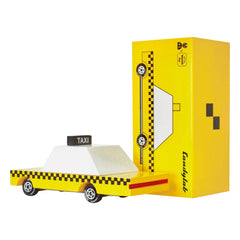 Candylab - Yellow Wooden Toy Taxi