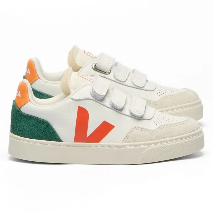 Veja - Scratch Sneaker Small V-90 Leather O.T | Orange
