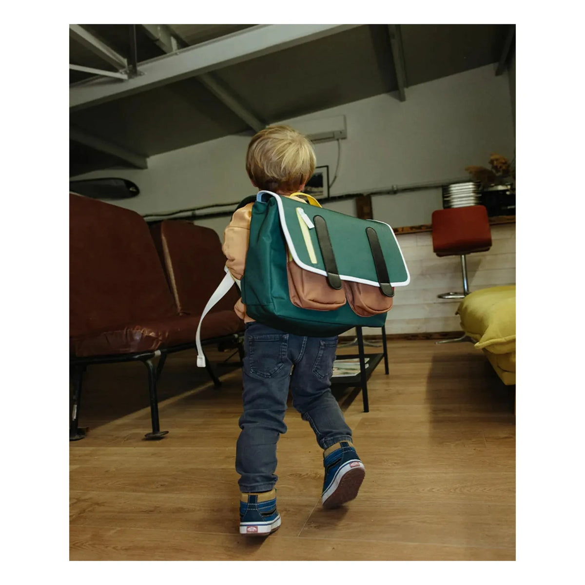 Hello Hossy - Mini Fir hardcover file | Chrome green