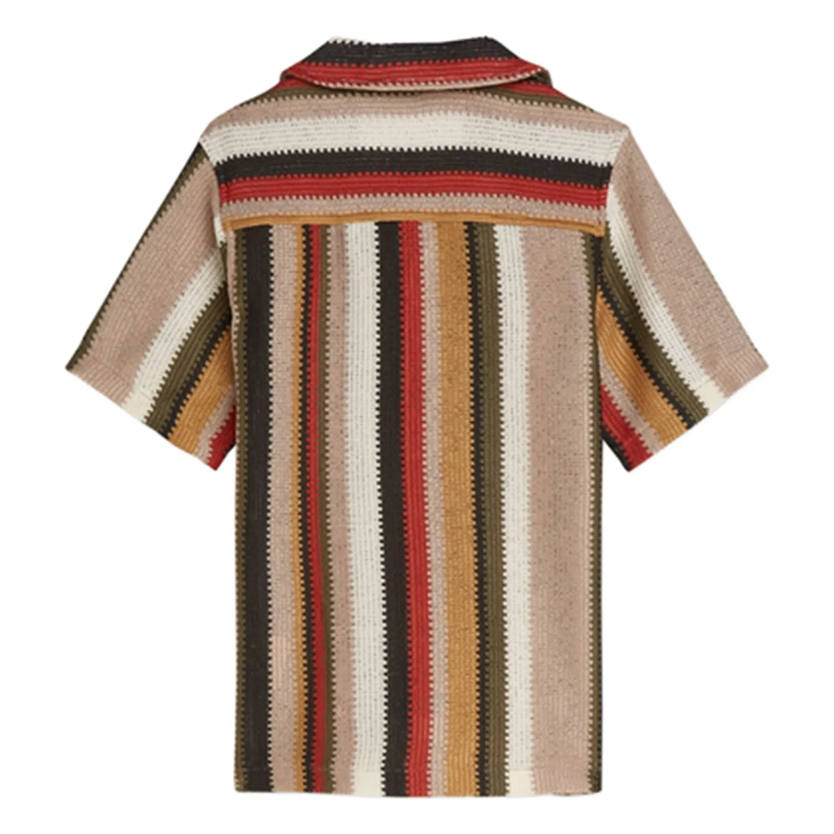 Scotch & Soda - Striped Mesh Shirt | Red