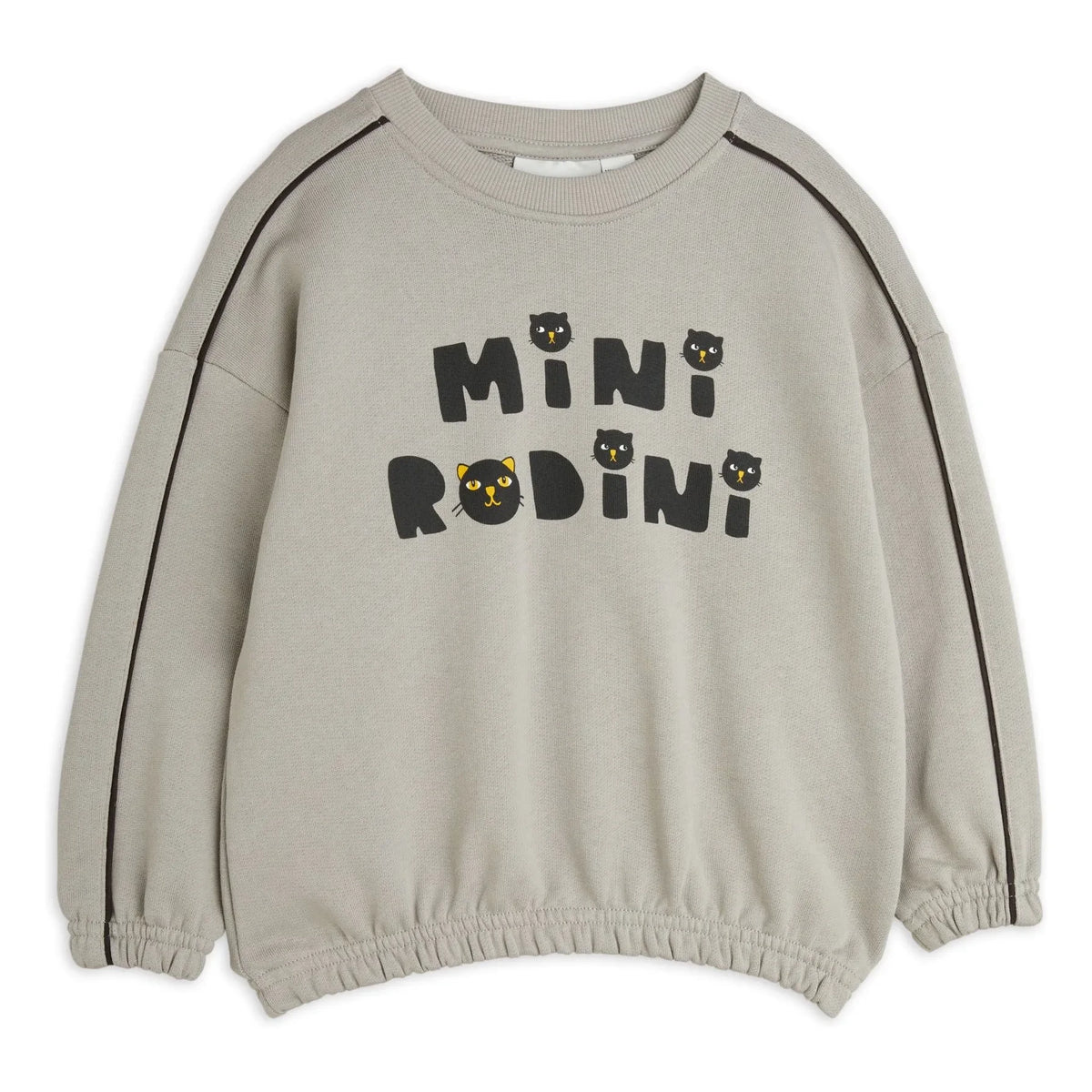 Mini Rodini - Organic Cotton Sweat Cat | Gray