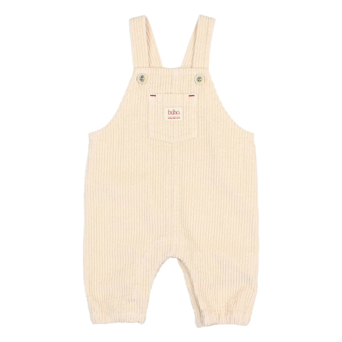 Búho - Velvet Pocket Detail Jumpsuit | Beige