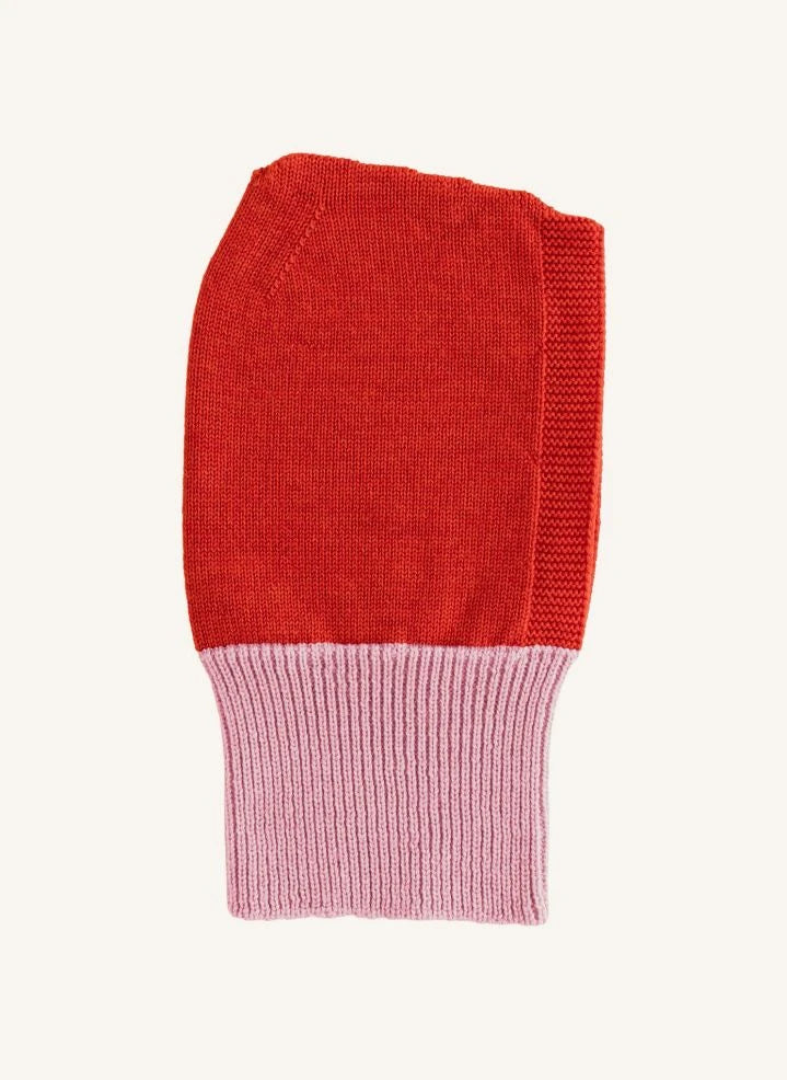 Hvid - Eddy Merino Wool Balaclava | Pink