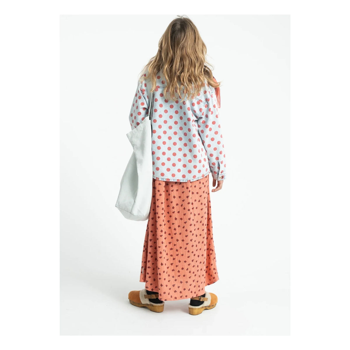 Piupiuchick - Organic Cotton Floral Dress | Coral