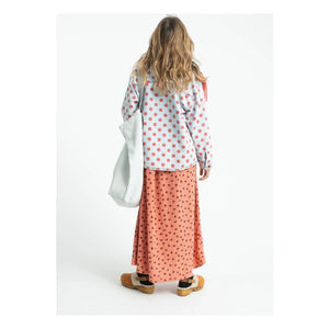 Piupiuchick - Organic Cotton Floral Dress | Coral