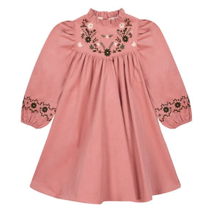 Bonton - Pauline Embroidered Dress | Pink