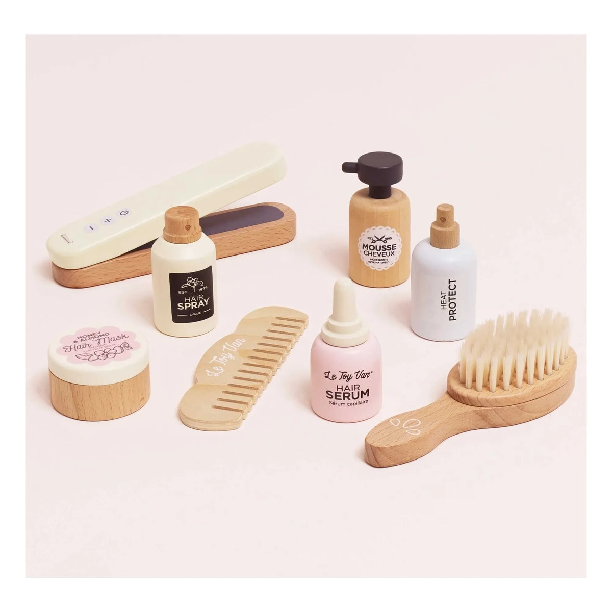Le Toy Van - Light-colored hair care and hair straightening set