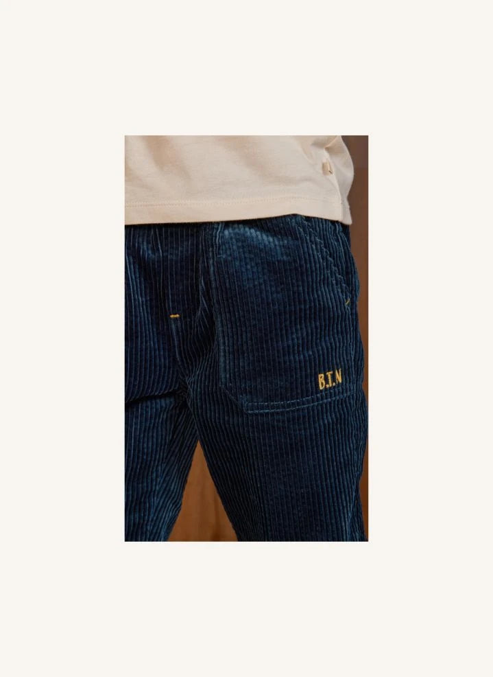 Bonton - Datcha Ribbed Corduroy Pants | Dark Blue