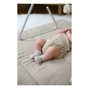 We Are Bitte - Organic Cotton Muslin Play Mat | Latte