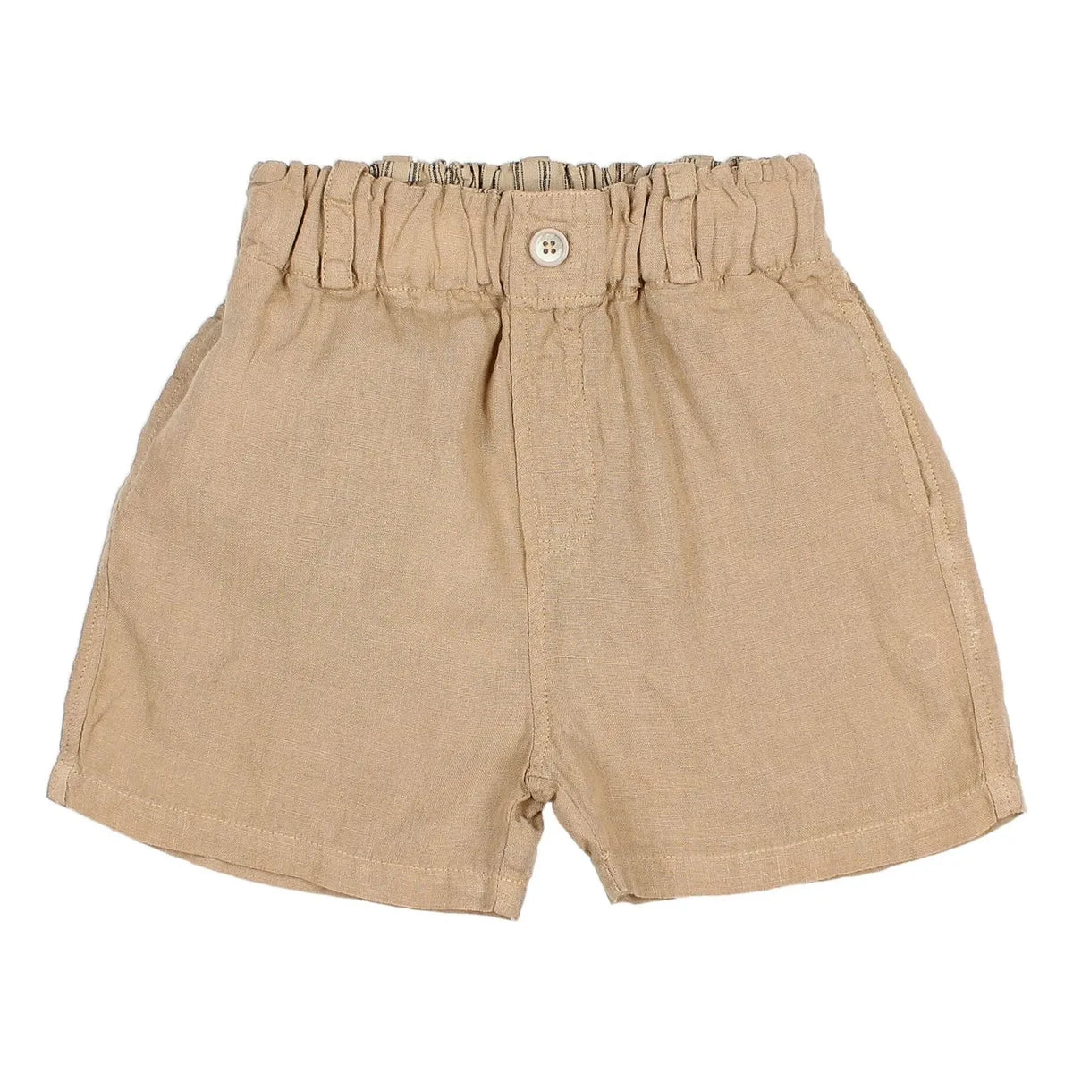 Búho - Linen Bermuda Shorts | Beige