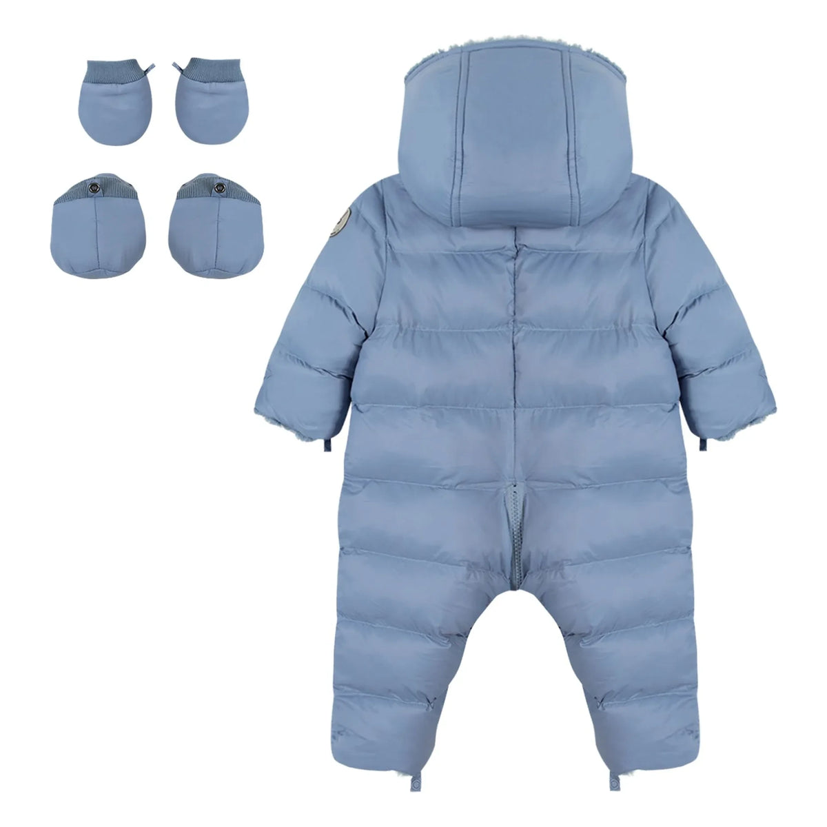 Tartine et Chocolat - Sherpa Pilot Suit Reversible | Grey Blue