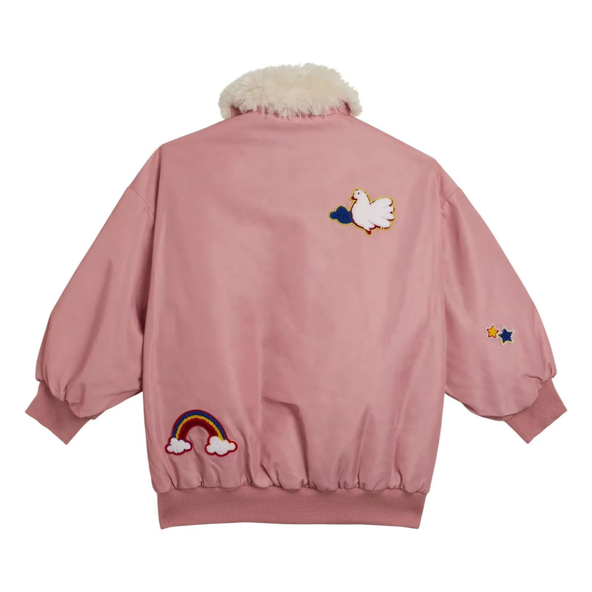 Stella McCartney Kids - Pembe Bomber Yama Ceket