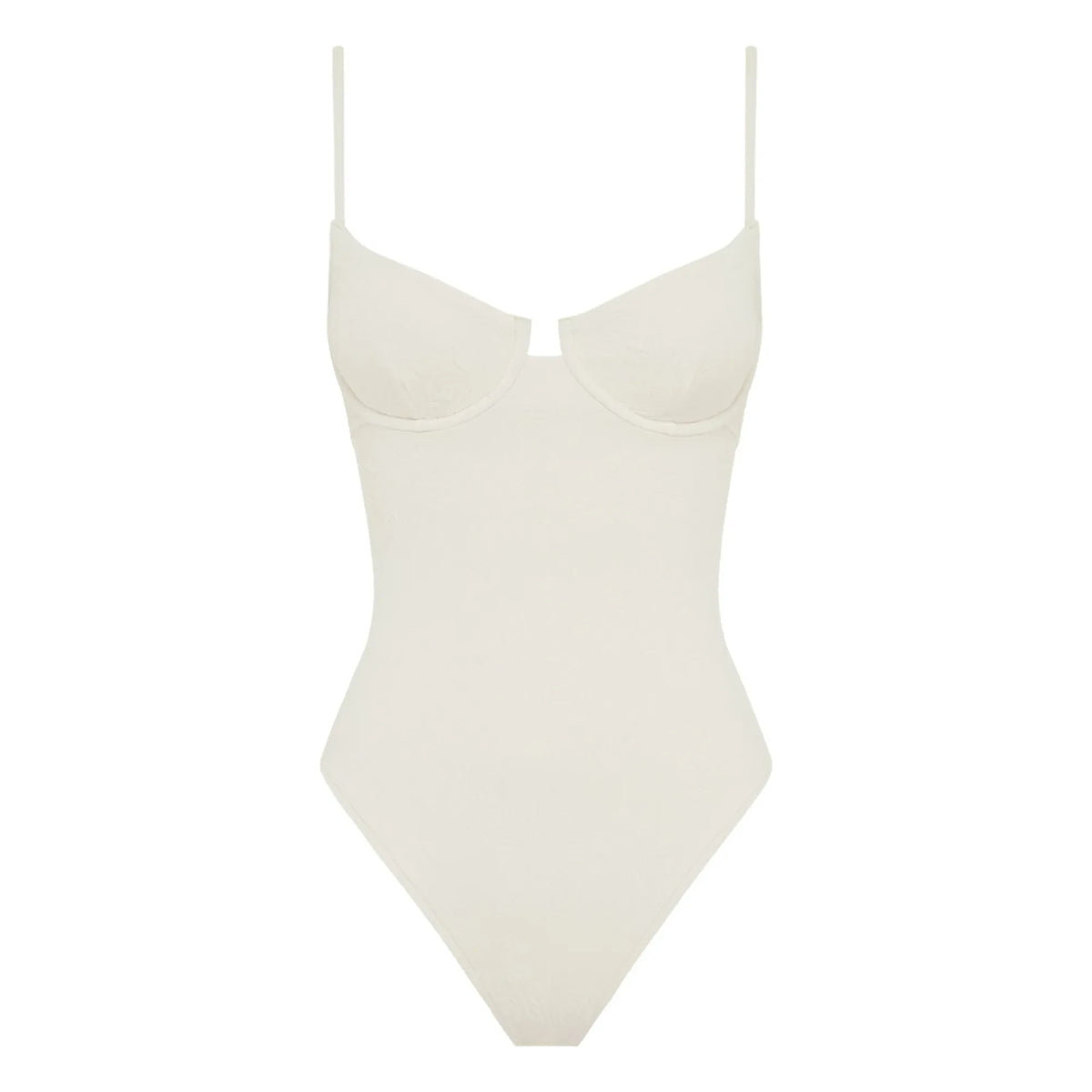 Peony - Quintessential Recycled Fiber 1-Piece Jersey | White