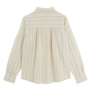 Emile et Ida - Striped shirt Evelyne Khadi | Cream