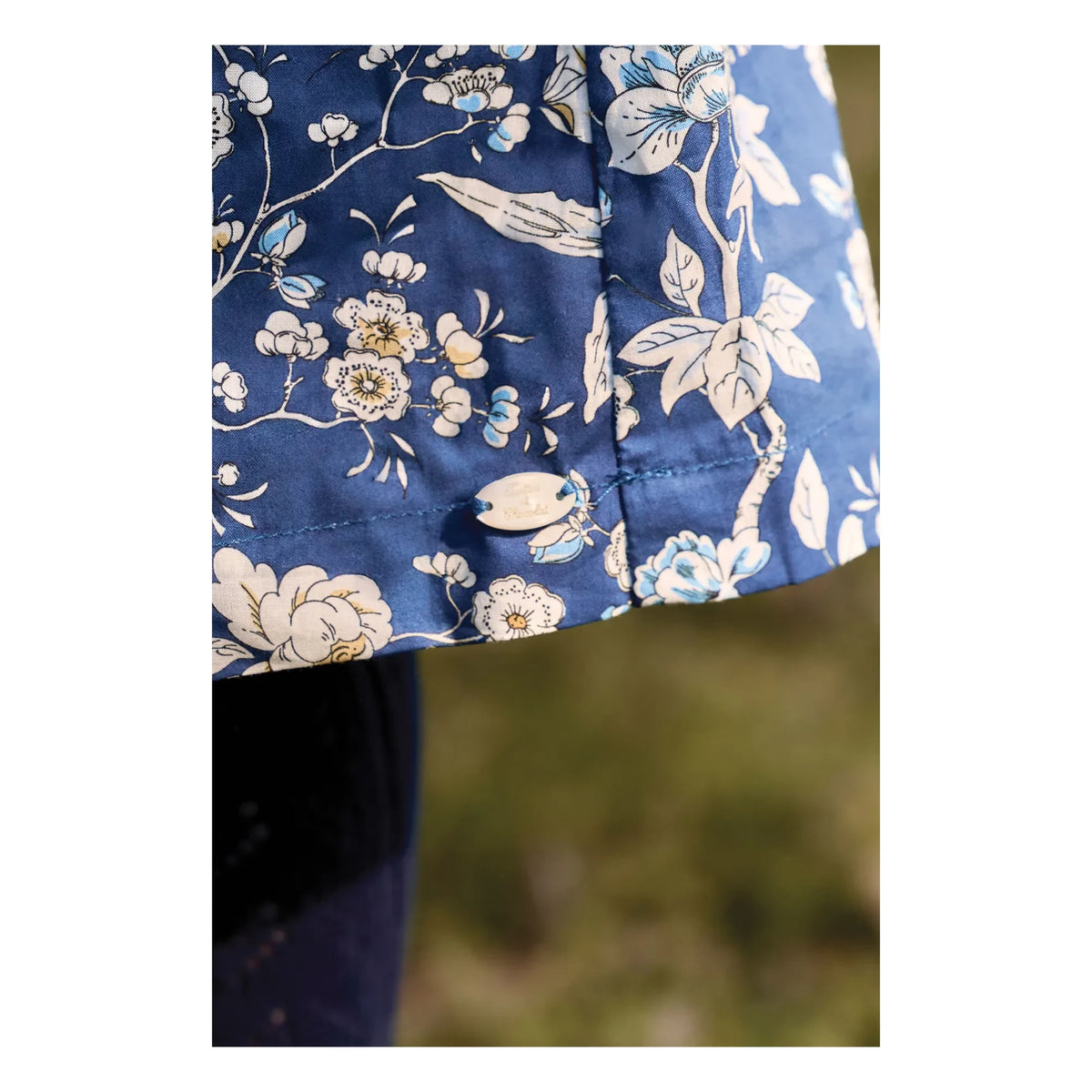 Tartine et Chocolat - Floral Wavy Collar Dress | Navy
