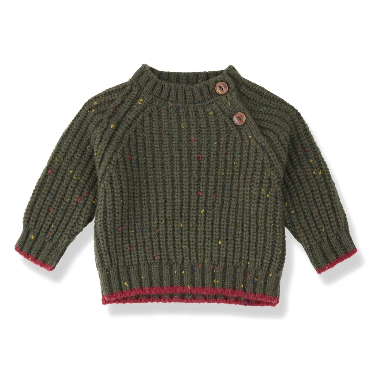 1+ in the family - Maligne Wool Sweater | Olive