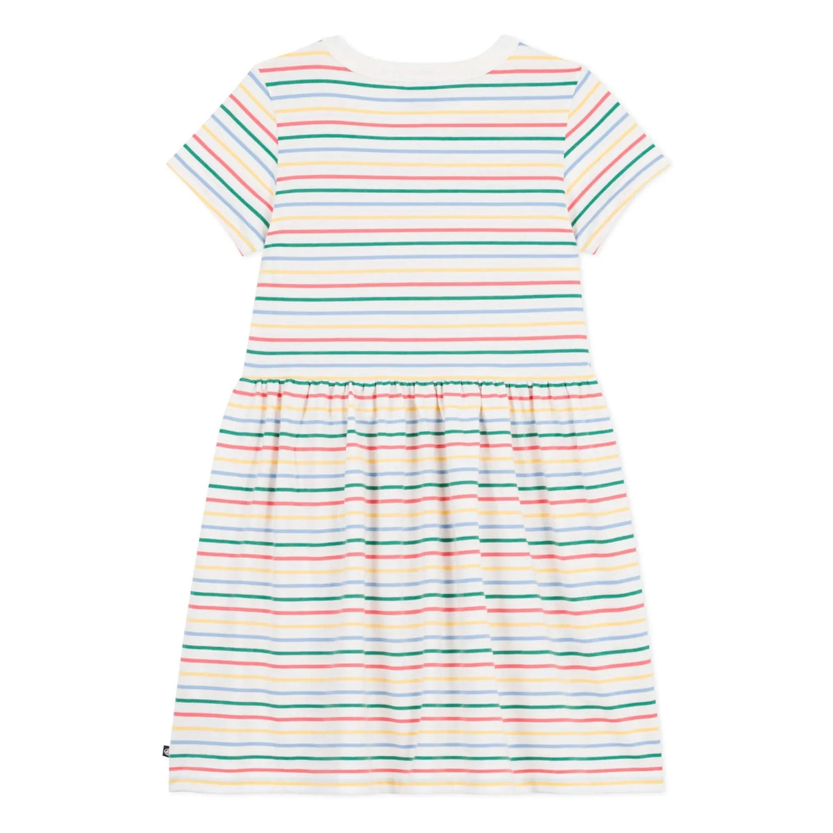Petit Bateau - Striped Dress | White