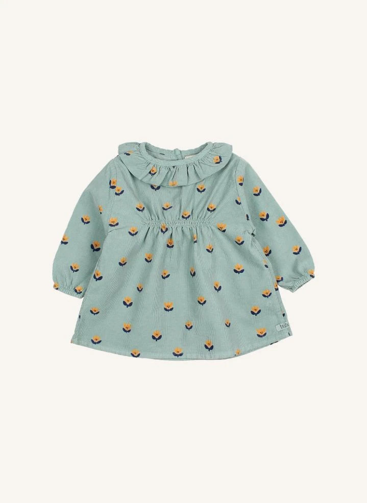 Búho - NaÏf organic cotton ruffle dress | Cedar Green