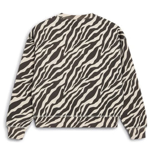 the new society - TNS Zebra Logo Sweatshirt | Black