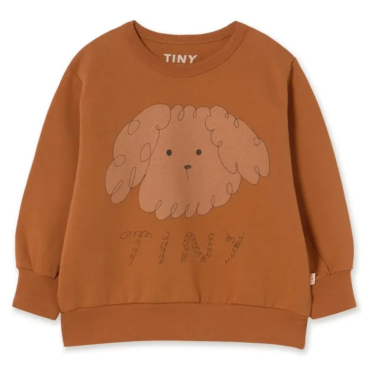 Tinycottons - Little Dog Sweatshirt, Organic Cotton | Brown