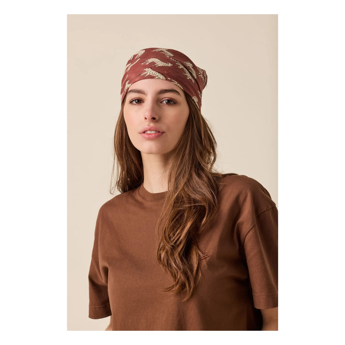 Apaches - Manika Bengals Small Scarf | Brown