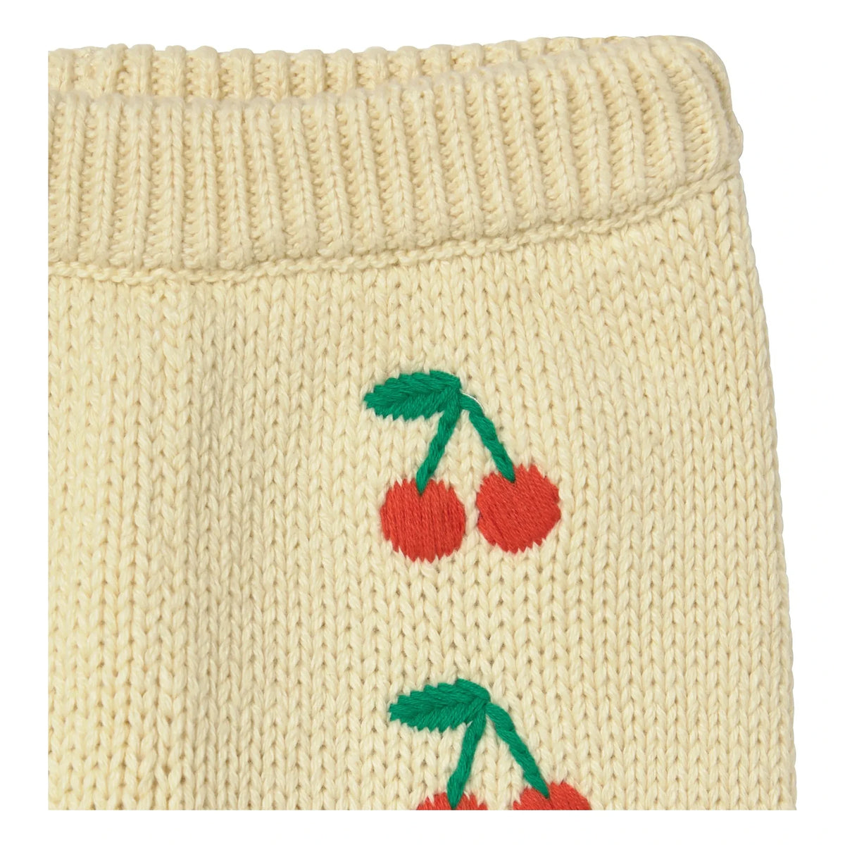 Tinycottons - Cherries Knit Pants | Yellow