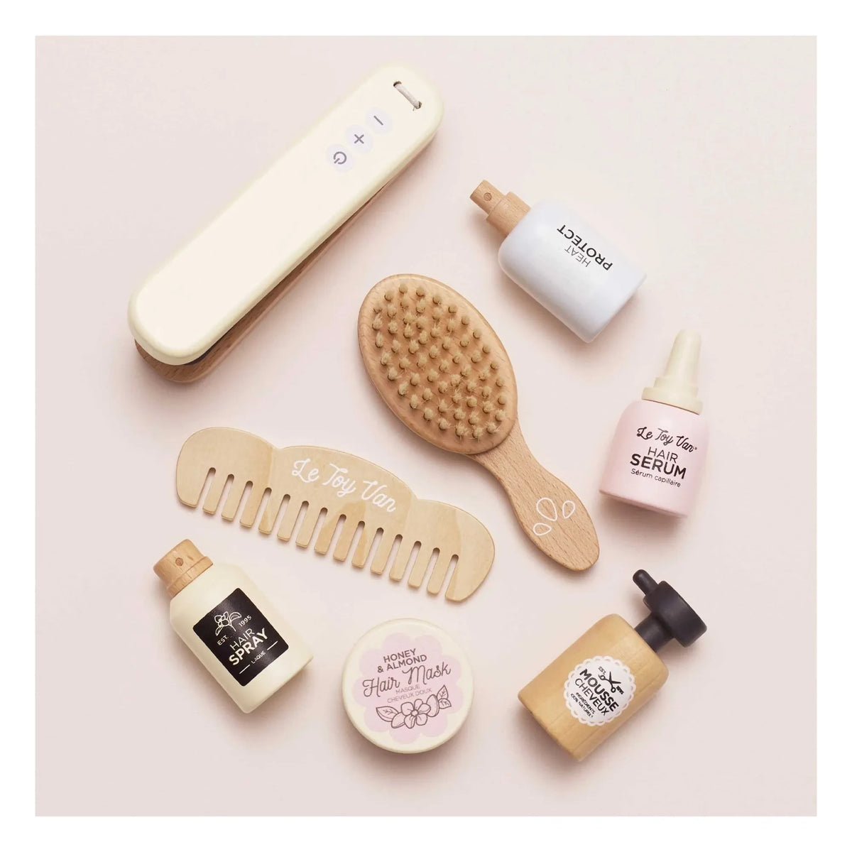 Le Toy Van - Light-colored hair care and hair straightening set